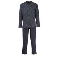 CECEBA Herren Pyjama blau melange 1er Pack