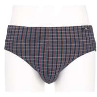 GÖTZBURG Herren Sport-Slip blau kariert 1er Pack